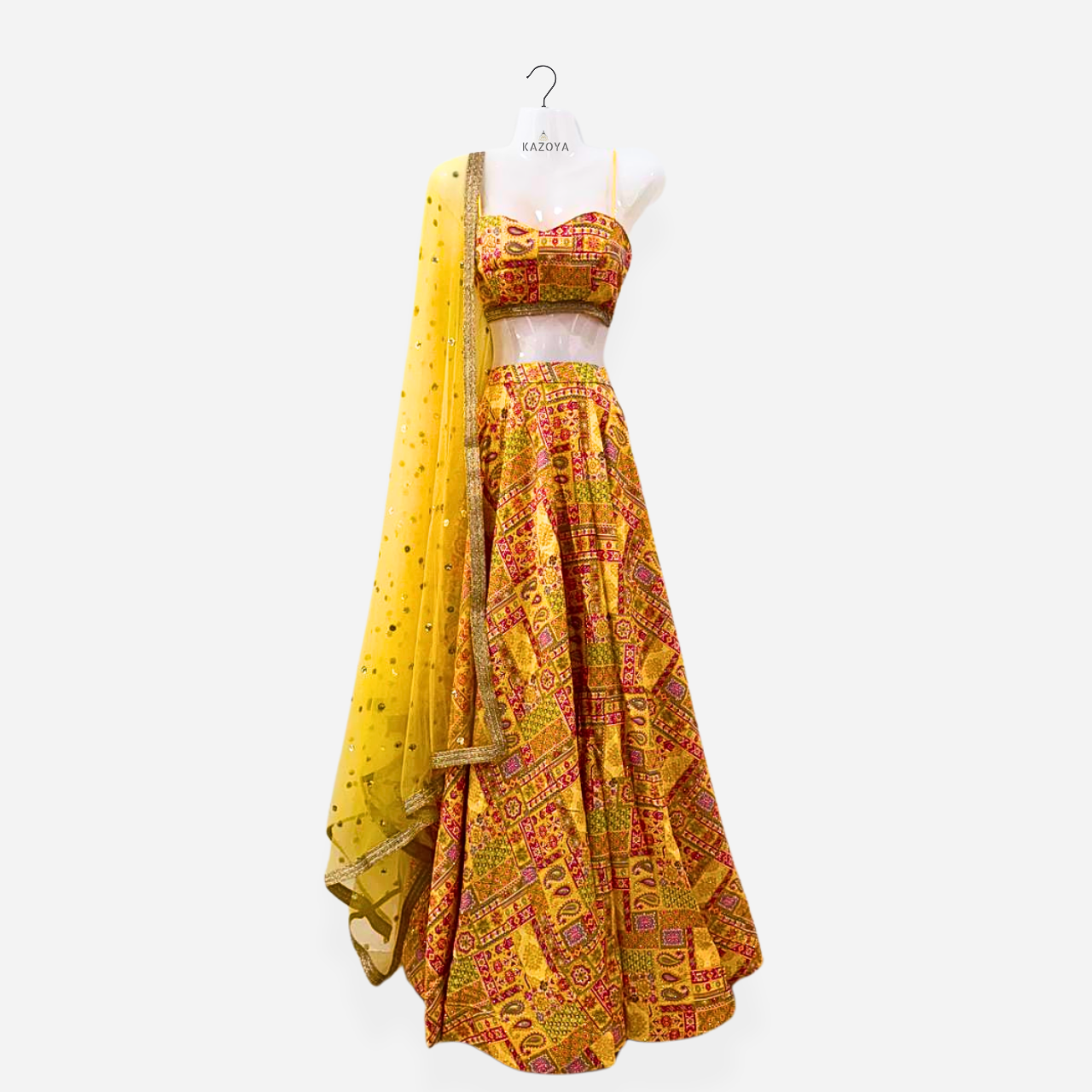 Printed Lehenga Choli with Matching Blouse
