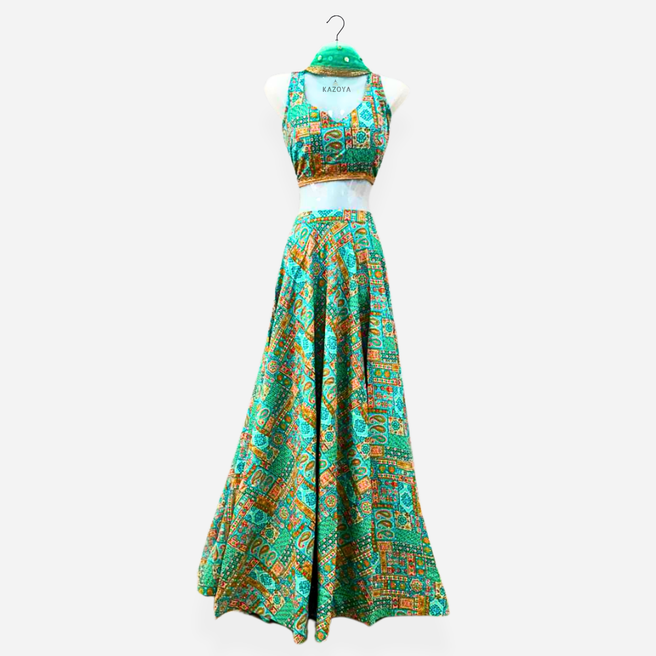 Printed Lehenga Choli with Matching Blouse